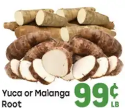 Tony’s Fresh Market Yuca or Malanga Root offer