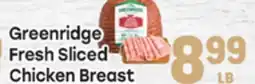 Tony’s Fresh Market Greenridge Fresh Sliced Chicken Breast offer