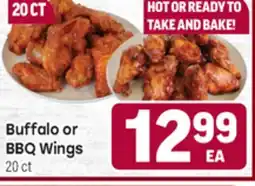 Tony’s Fresh Market Buffalo or BBQ Wings offer