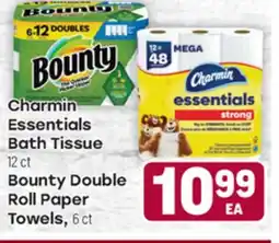 Tony’s Fresh Market Charmin Essentials Bath Tissue or Bounty Double Roll Paper Towels offer
