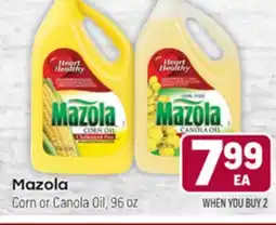 Tony’s Fresh Market Mazola Corn or Canola Oil offer