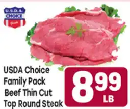 Tony’s Fresh Market USDA Choice Family Pack Beef Thin Cut Top Round Steak offer