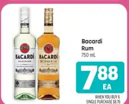 Tony’s Fresh Market Bacardí Rum offer