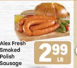 Tony’s Fresh Market Alex Fresh Smoked Polish Sausage offer