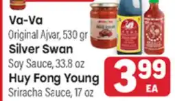 Tony’s Fresh Market Va-Va Original Ajvar, 530 gr Silver Swan Soy Sauce, 33.8 oz Huy Fong Young Sriracha Sauce, 17 oz offer