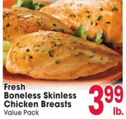 Jewel-Osco Fresh Boneless Skinless Chicken Breasts offer