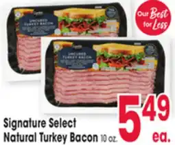 Jewel-Osco Signature Select Natural Turkey Bacon offer