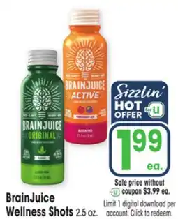 Jewel-Osco BrainJuice Wellness Shots offer