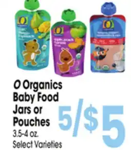 Jewel-Osco O Organics Baby Food Jars or Pouches offer
