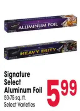 Jewel-Osco Signature Select Aluminum Foil offer