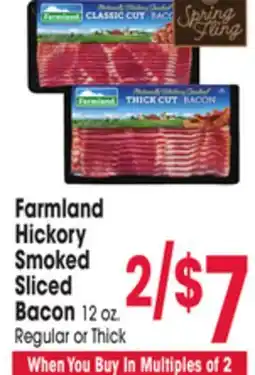 Jewel-Osco Farmland Hickory Smoked Sliced Bacon offer