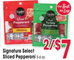 Jewel-Osco Signature Select Sliced Pepperoni offer