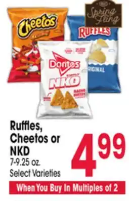Jewel-Osco Ruffles, Cheetos or NKD offer