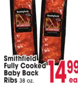 Jewel-Osco Smithfield Fully Cooked Baby Back Ribs offer