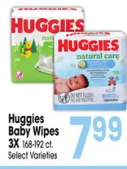 Jewel-Osco Huggies Baby Wipes 3X offer