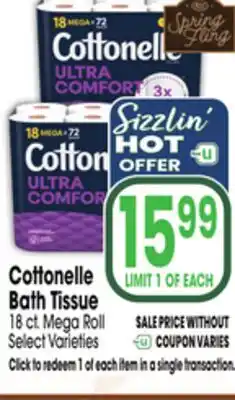 Jewel-Osco Cottonelle Bath Tissue offer