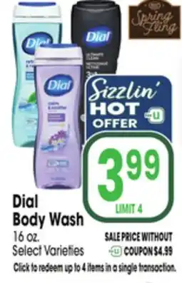 Jewel-Osco Dial Body Wash offer