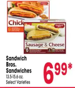 Jewel-Osco Sandwich Bros. Sandwiches offer