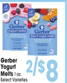 Jewel-Osco Gerber Yogurt Melts offer