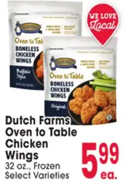 Jewel-Osco Dutch Farms Oven to Table Chicken Wings offer