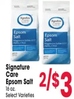 Jewel-Osco Signature Care Epsom Salt offer
