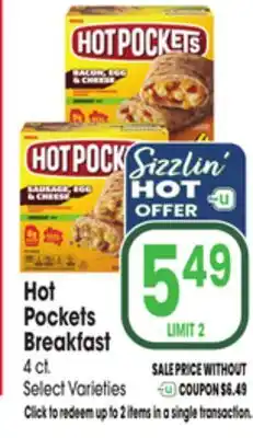 Jewel-Osco Hot Pockets Breakfast offer