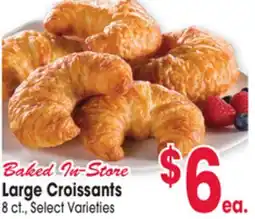 Jewel-Osco Large Croissants offer