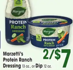 Jewel-Osco Marzetti's Protein Ranch Dressing 13 oz. or Dip 12 oz offer