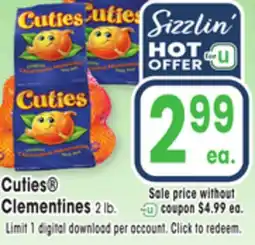 Jewel-Osco Cuties Clementines offer