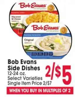 Jewel-Osco Bob Evans Side Dishes offer