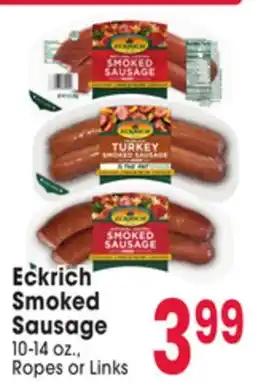 Jewel-Osco Eckrich Smoked Smoked Sausage offer