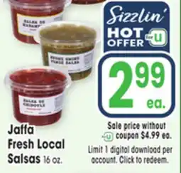 Jewel-Osco Jaffa Fresh Local Salsas offer