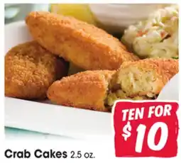Jewel-Osco Crab Cakes offer