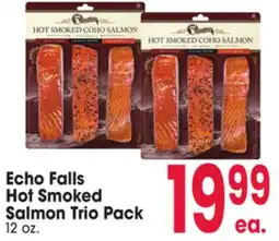 Jewel-Osco Echo Falls Hot Smoked Salmon Trio Pack offer