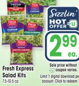Jewel-Osco Fresh Express Salad Kits offer