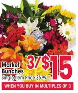 Jewel-Osco Market Bunches offer