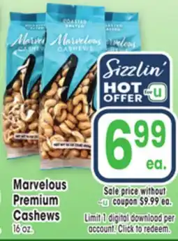 Jewel-Osco Marvelous Premium Cashews offer