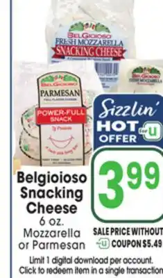 Jewel-Osco Belgioioso Snacking Cheese offer