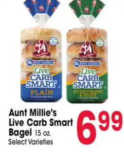 Jewel-Osco Aunt Millie's Live Carb Smart Bagel offer
