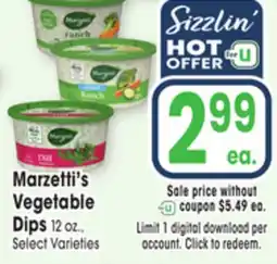 Jewel-Osco Marzetti's Vegetable Vegetable Dips offer