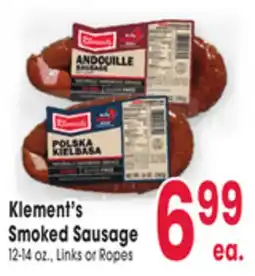Jewel-Osco Klement's Smoked Sausage offer