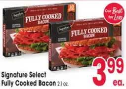 Jewel-Osco Signature Select Fully Cooked Bacon offer