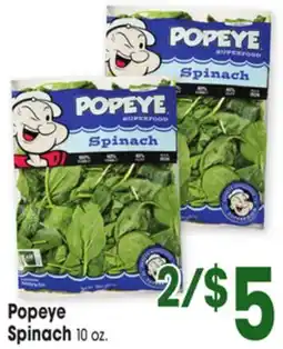 Jewel-Osco Popeye Spinach offer