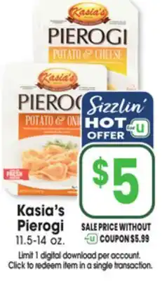Jewel-Osco Kasia's Pierogi offer