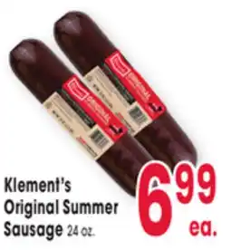 Jewel-Osco Klement's Original Summer Sausage offer