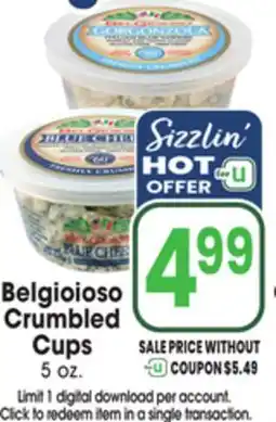 Jewel-Osco Belgioioso Crumbled Cups offer