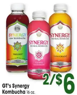 Jewel-Osco GT's Synergy Kombucha offer