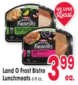 Jewel-Osco Land O Frost Bistro Lunchmeats offer