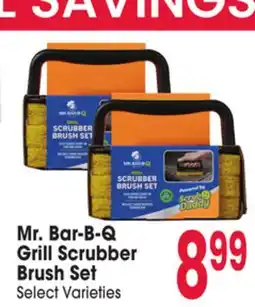 Jewel-Osco Mr. Bar-B-Q Grill Scrubber Brush Set offer