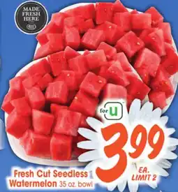 Jewel-Osco Fresh Cut Seedless Watermelon offer
